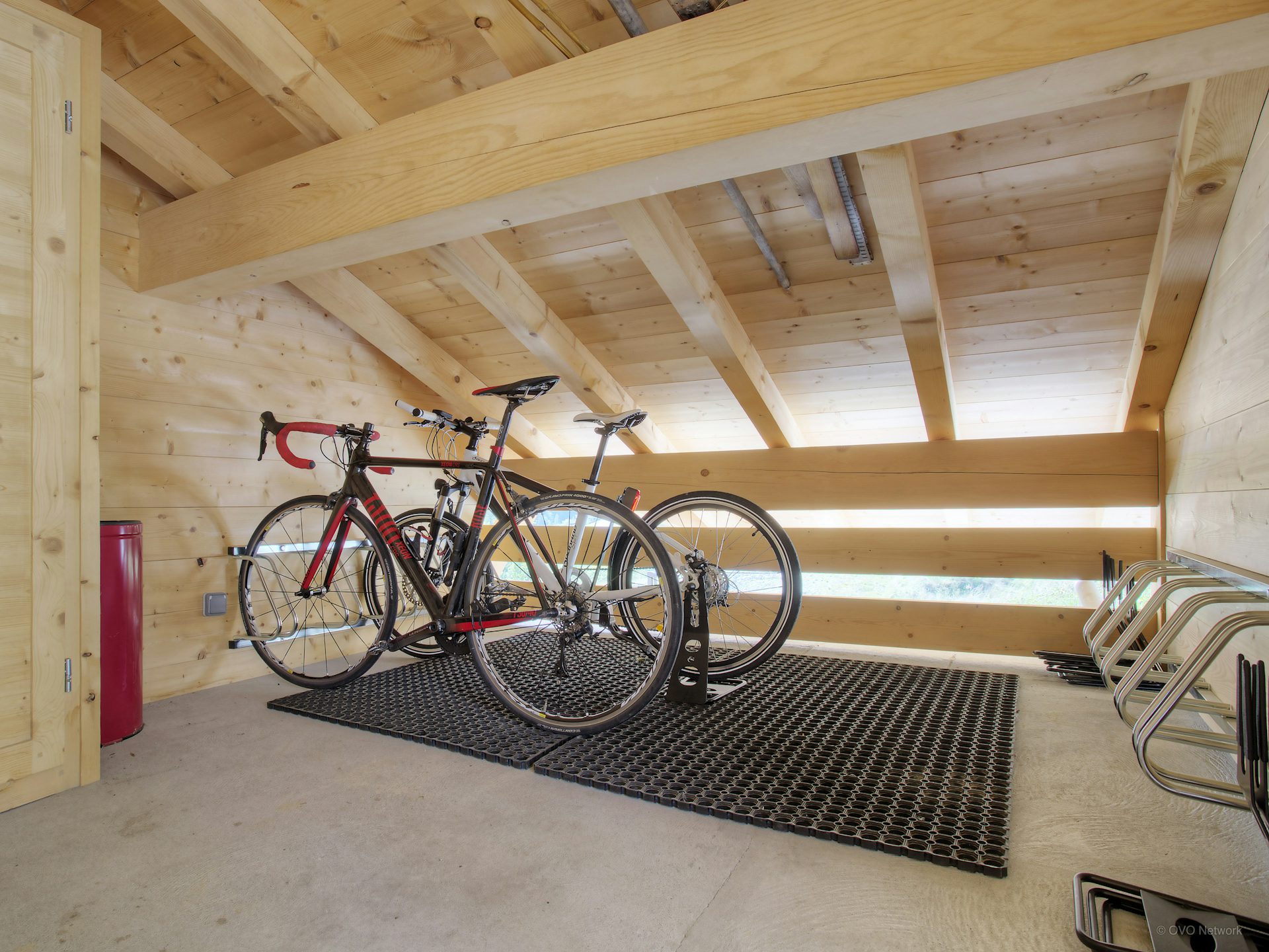 Bike storage at Chalet Crechoua