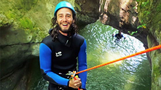 Canyoning guidé dans les Alpes