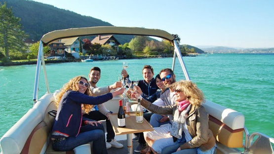 Voyage en bateau privé à Annecy
