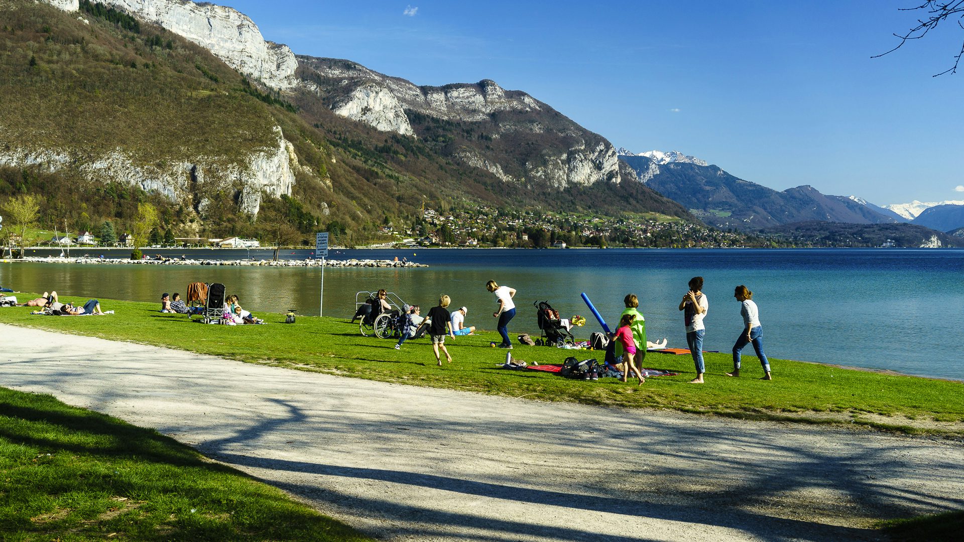 Plage d'Albigny - lac  d'Annecy