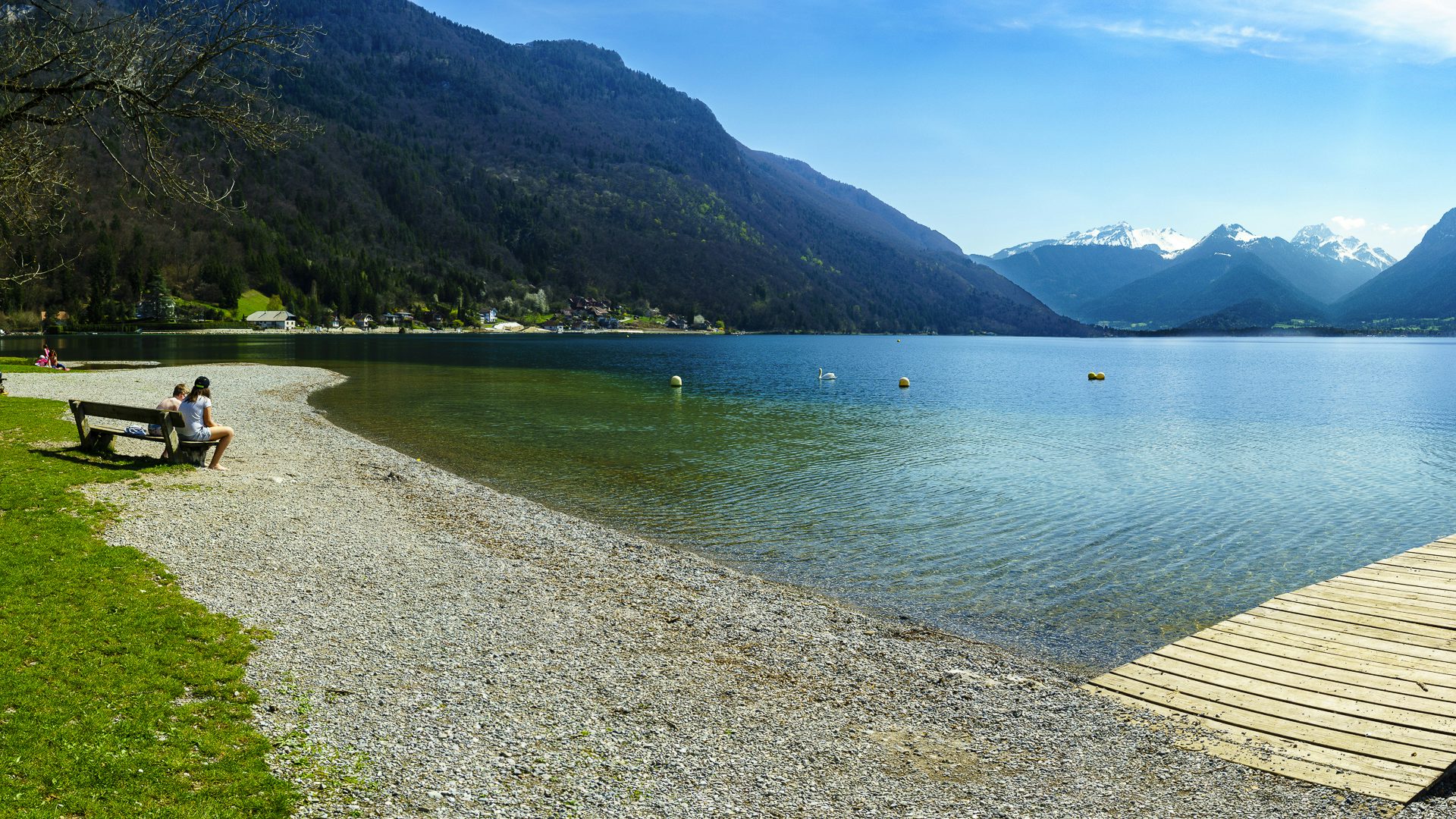 Plage d’Angon, Talloires - lac d'Annecy