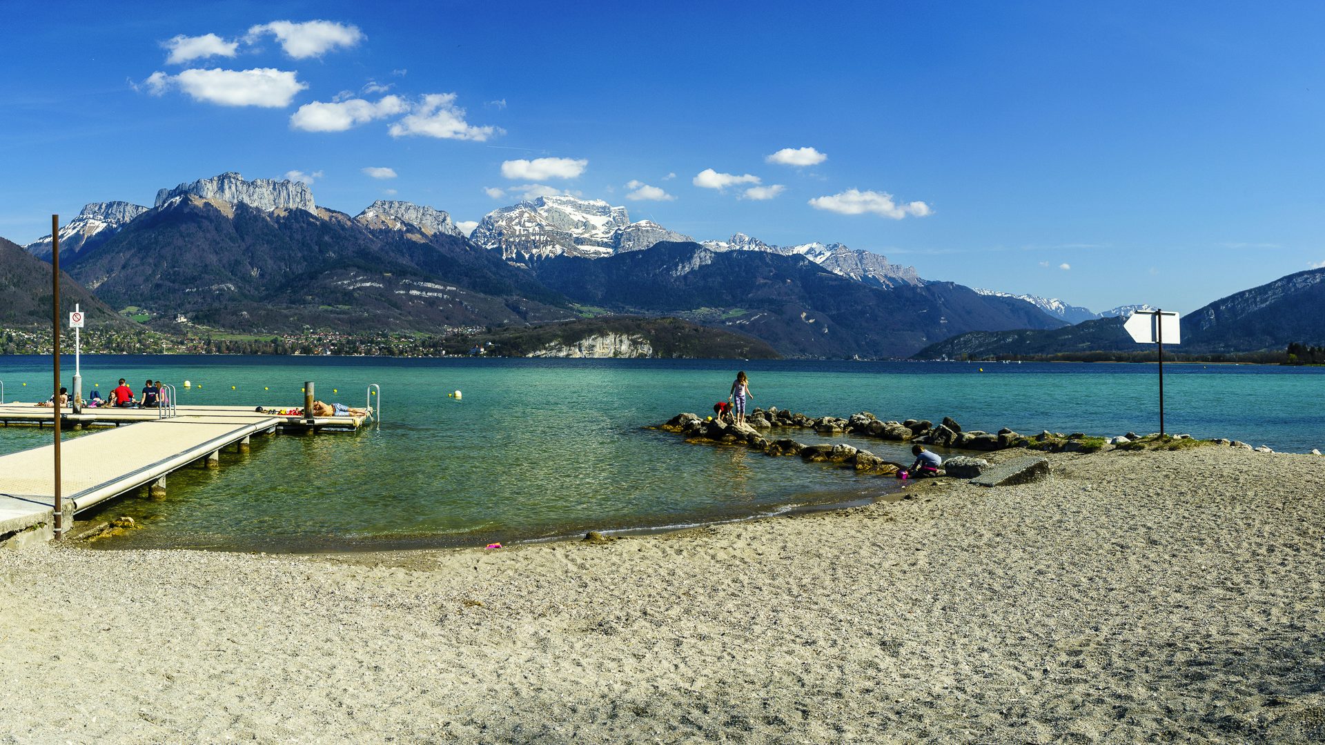 Plage Municipale, Sevrier - lac d'Annecy