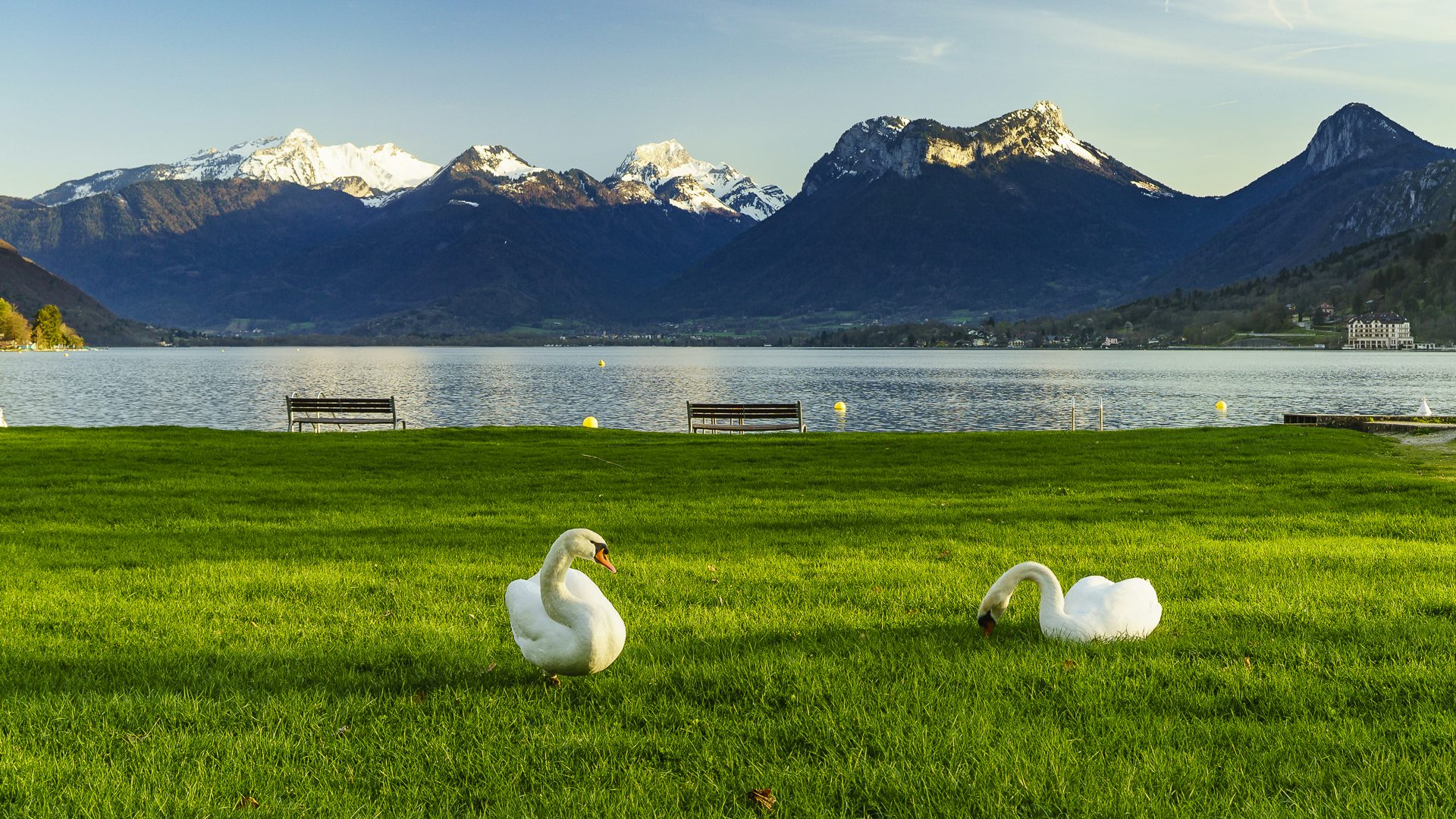 Plage municipale, Talloires - lac d'Annecy